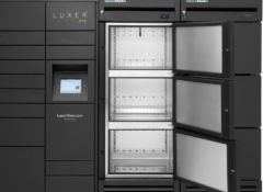 Luxor Lockers with the Doors open to show the inside of them